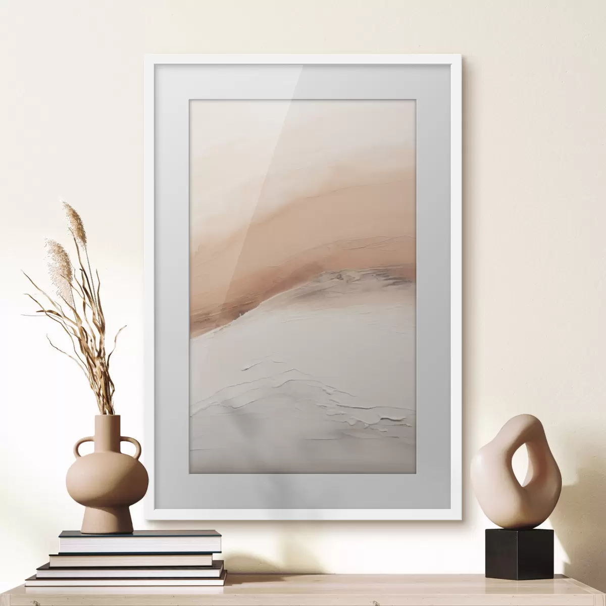 Poster Abstracción con nubes f49995