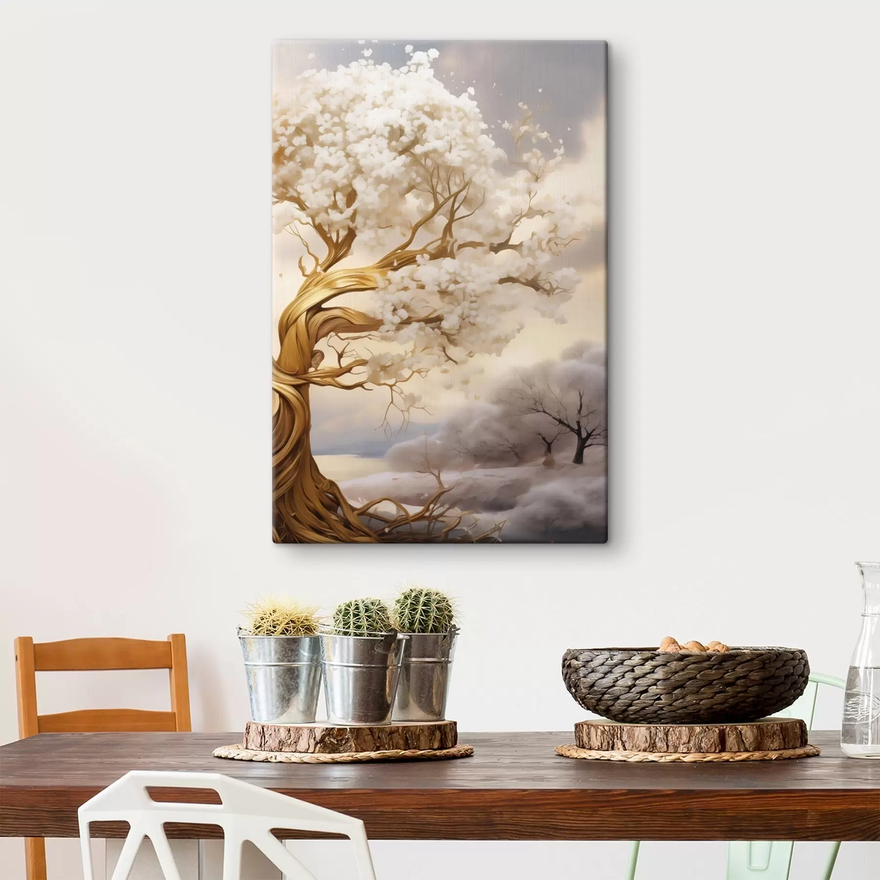 murales de pared Árbol entre las nubes s50030