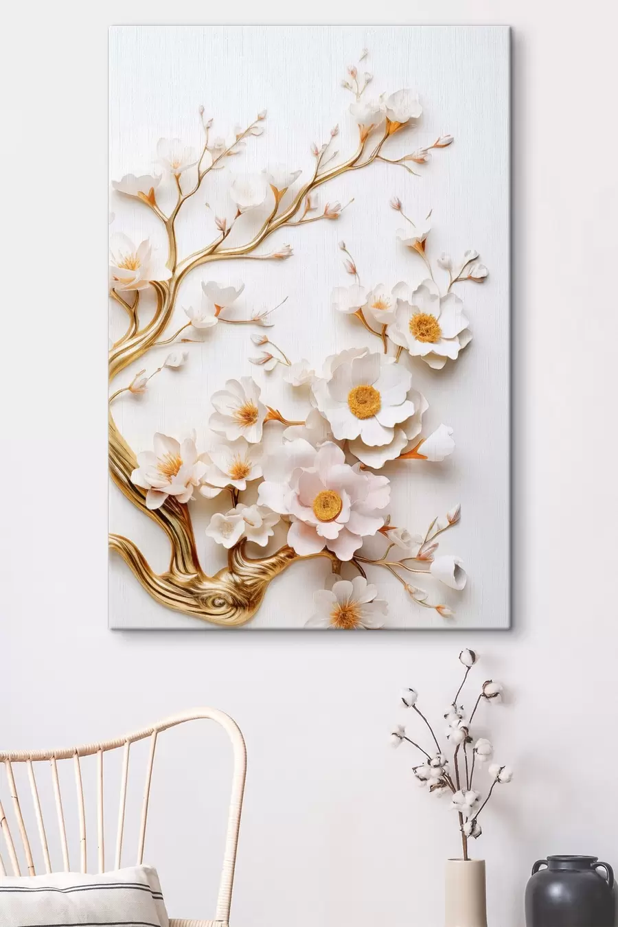 murales de pared Magnolias blancas s50033