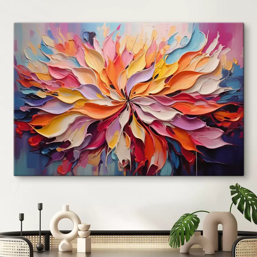 murales de pared Flor abstracta s50045