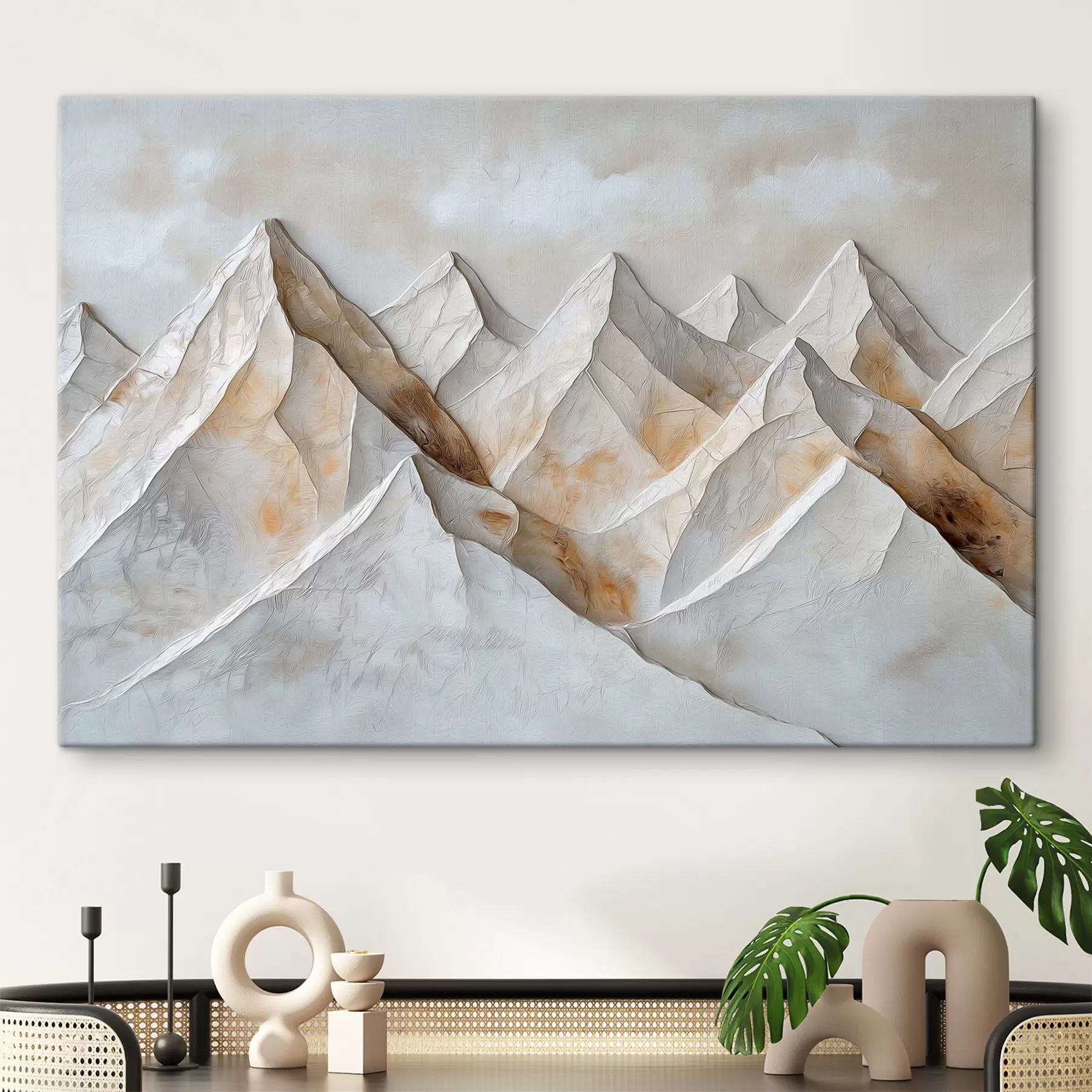 murales de pared Cumbres de las montañas s50046