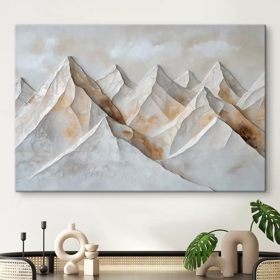 murales de pared Cumbres de las montañas s50046