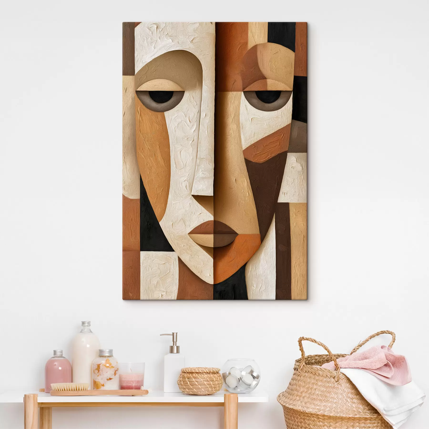 murales de pared Cara abstracta s50053