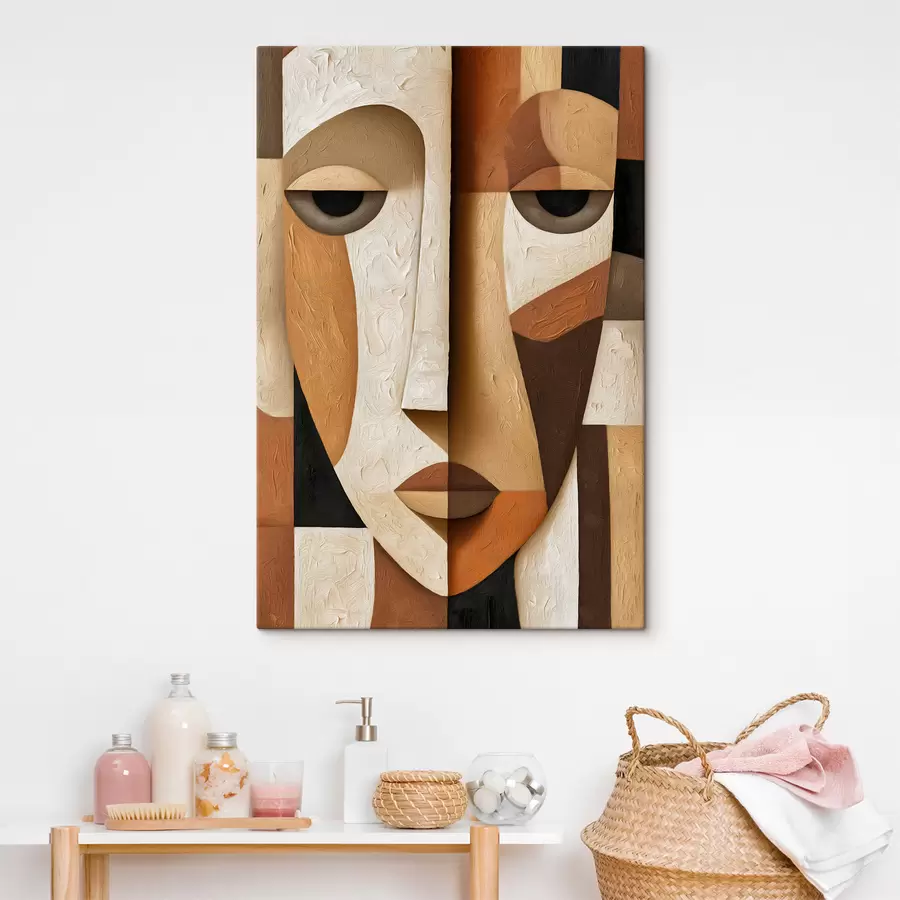 murales de pared Cara abstracta s50053