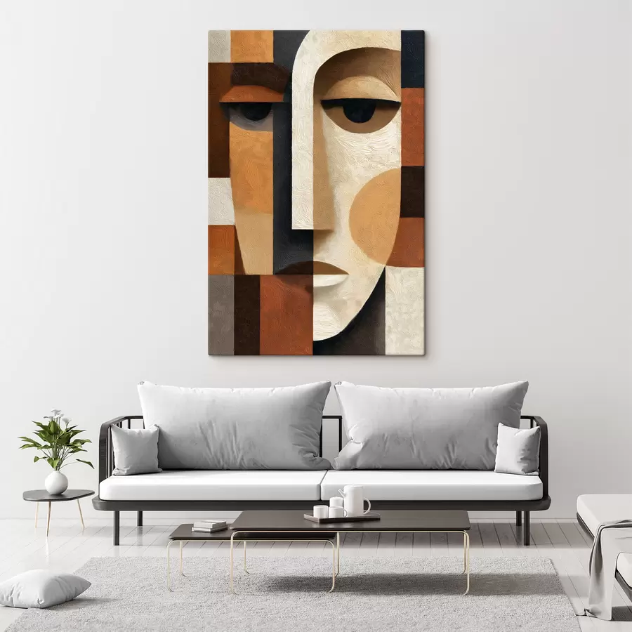 murales de pared Cara abstracta s50054