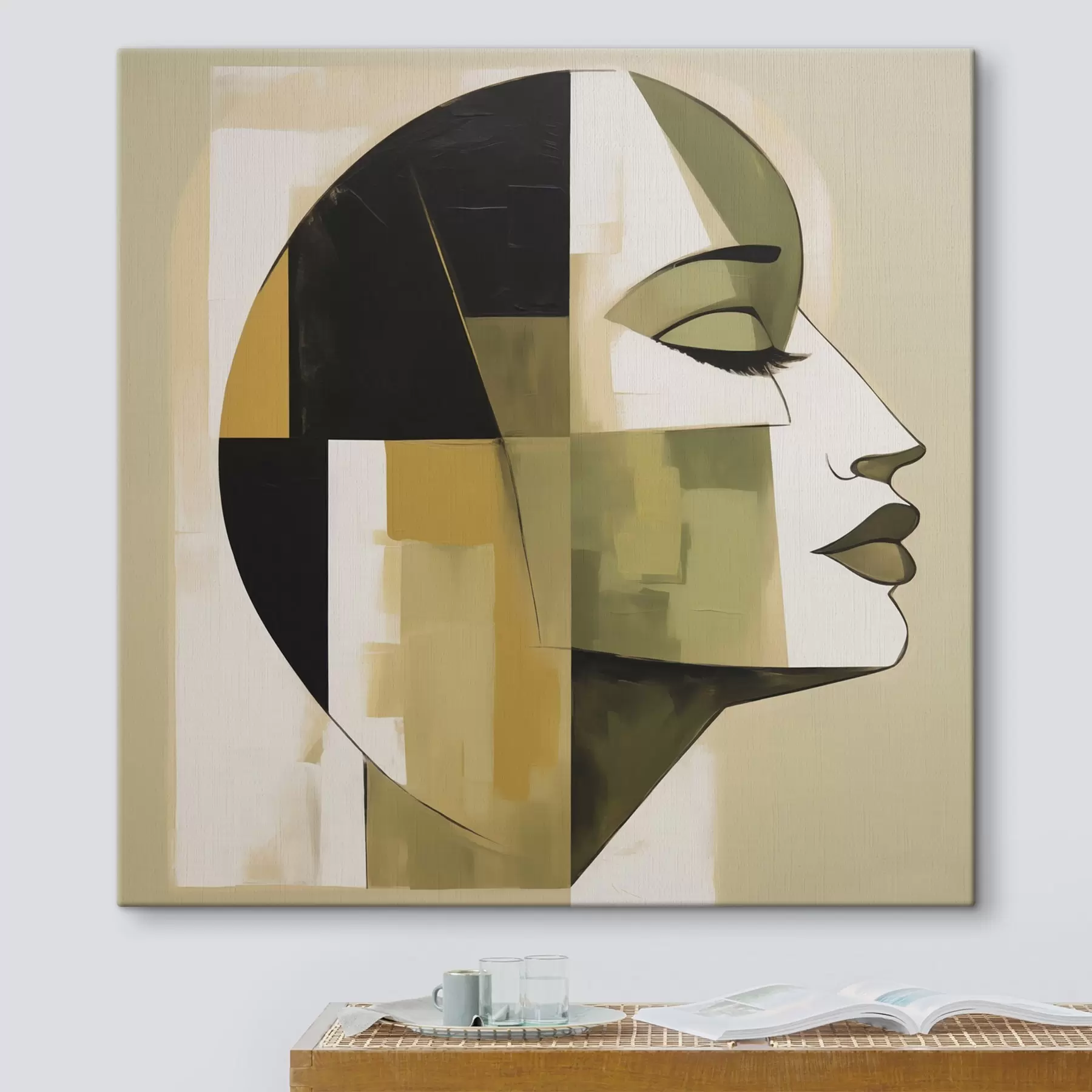 murales de pared Retrato abstracto s50058