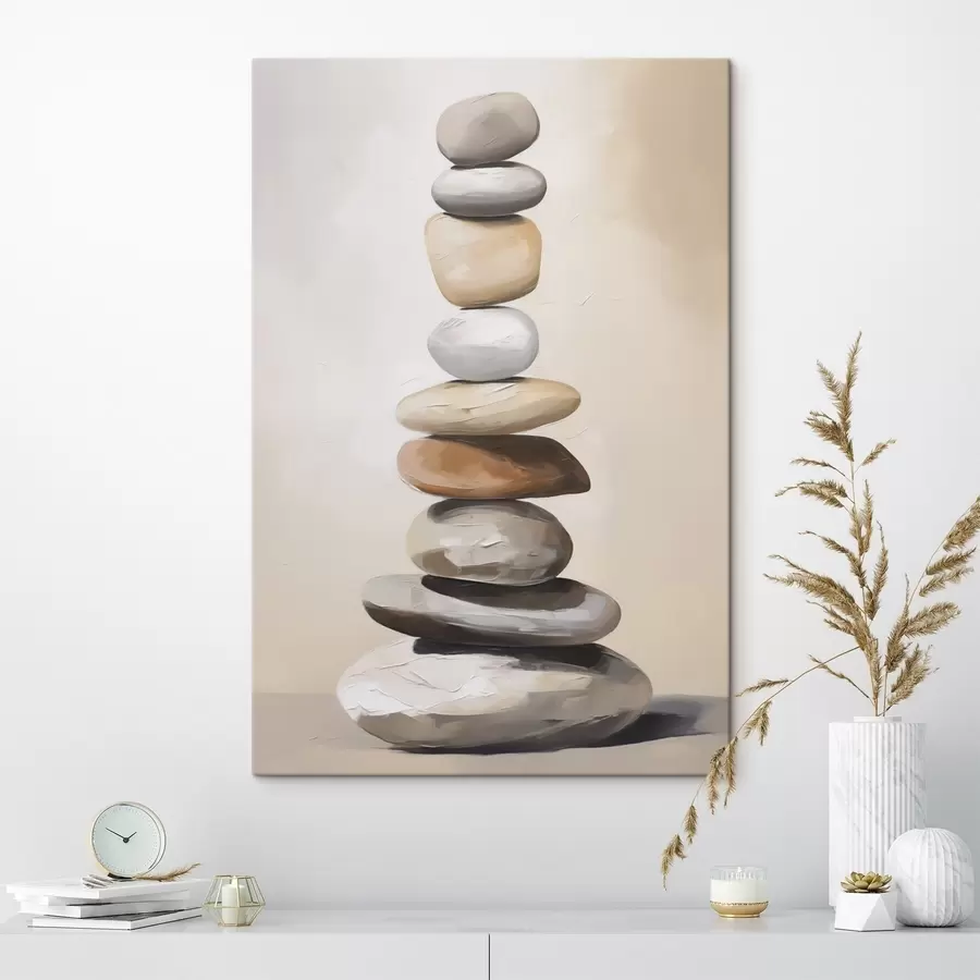 murales de pared Piedras, pintura imitativa s50059