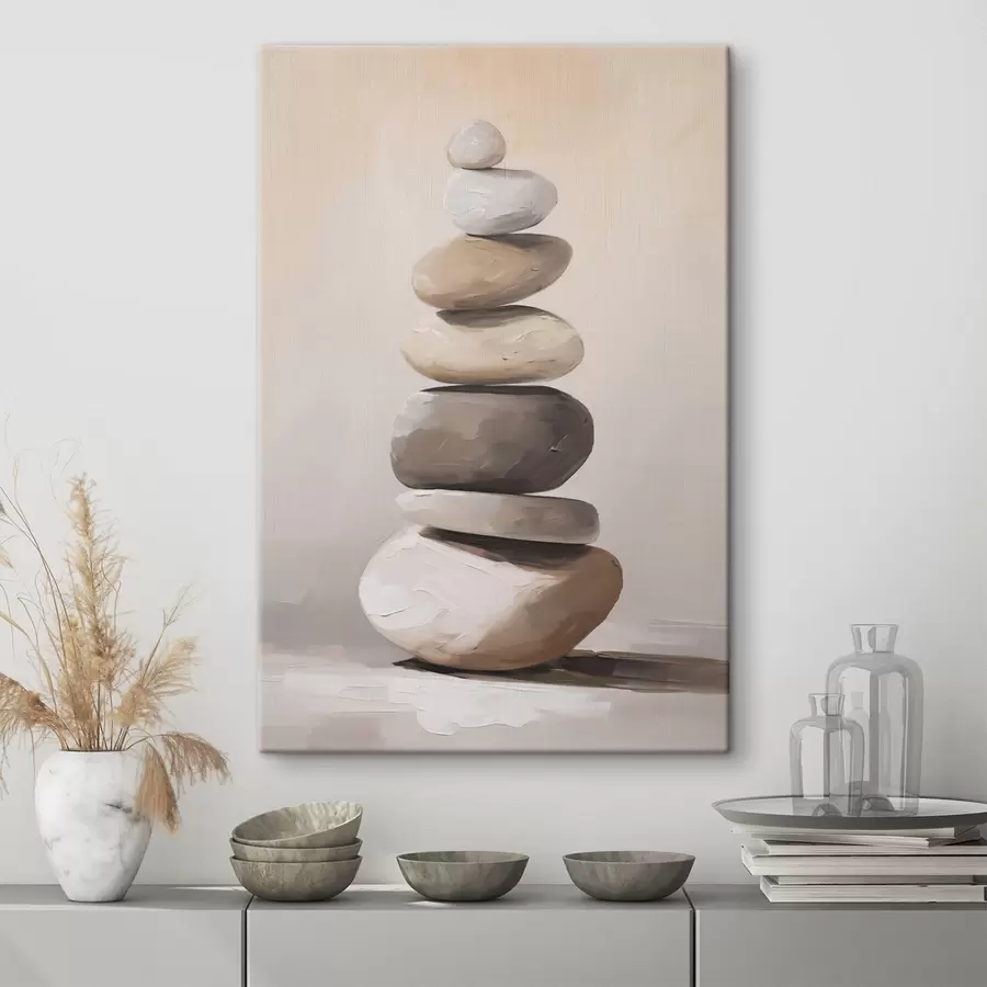 murales de pared Piedras, pintura imitativa s50060