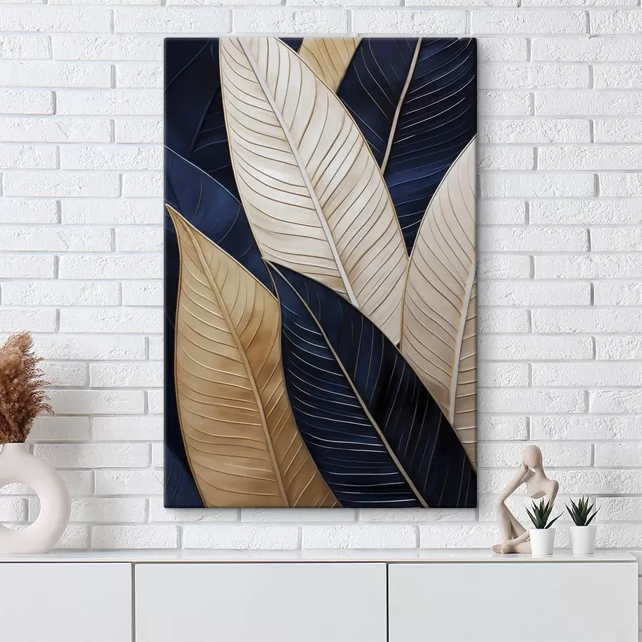 murales de pared Pintura decorativa imitando hojas s50062
