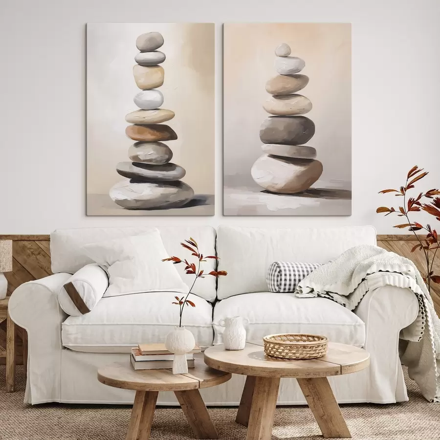 murales de pared Piedras, pintura imitativa m30775
