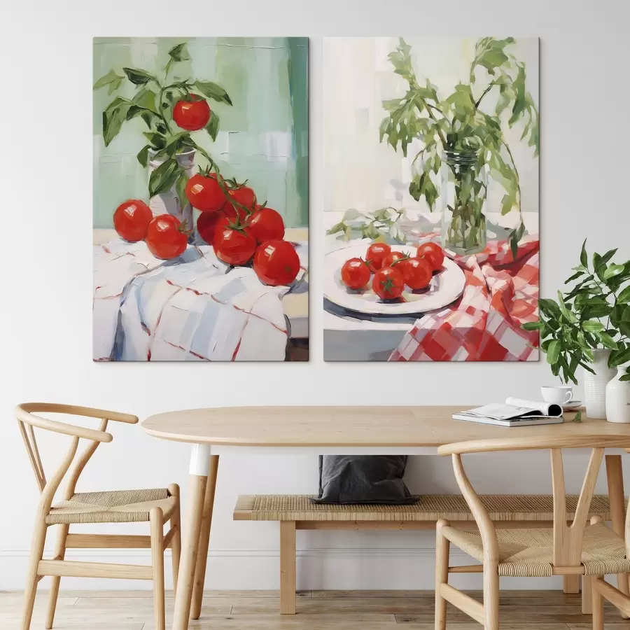 murales de pared Tomates, pintura de imitación m30777