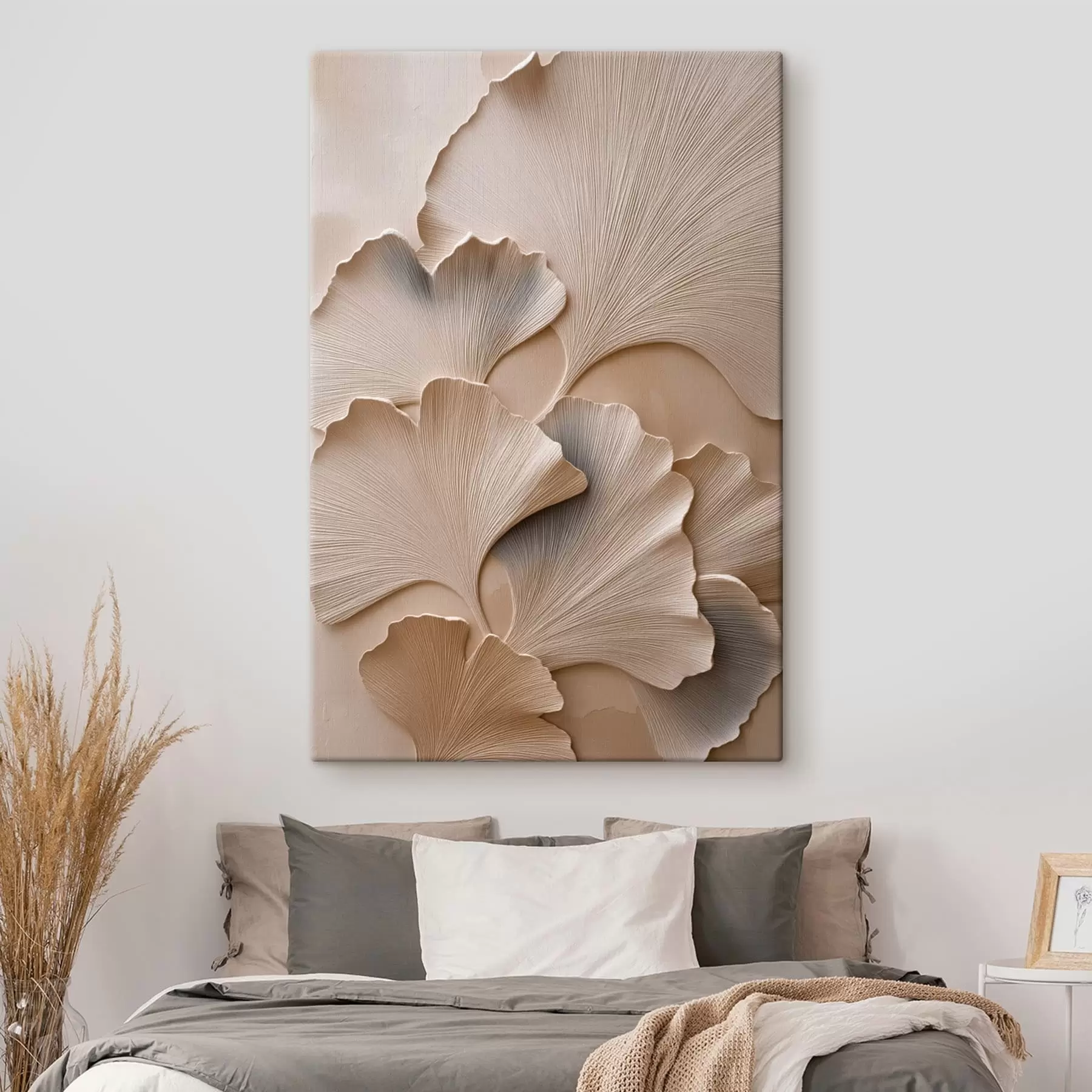murales de pared Formas abstractas y fluidas en tonos oscuros s49961
