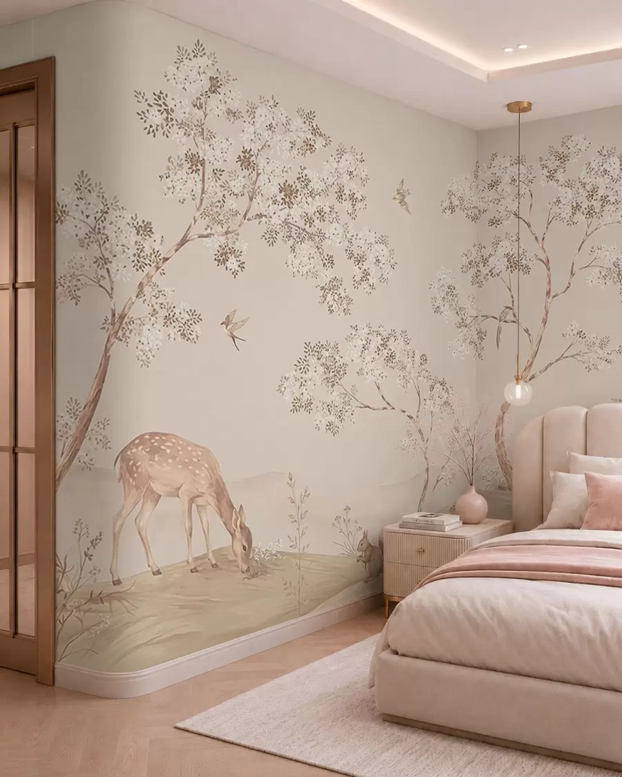 murales de pared Bosque en flor w05809
