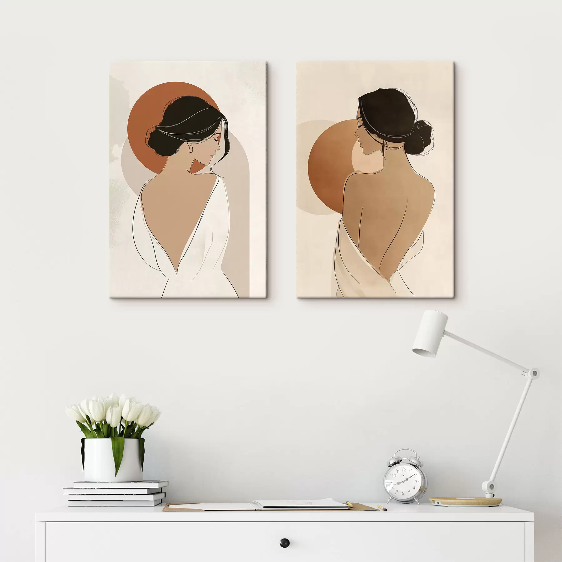 murales de pared La elegancia femenina m30799