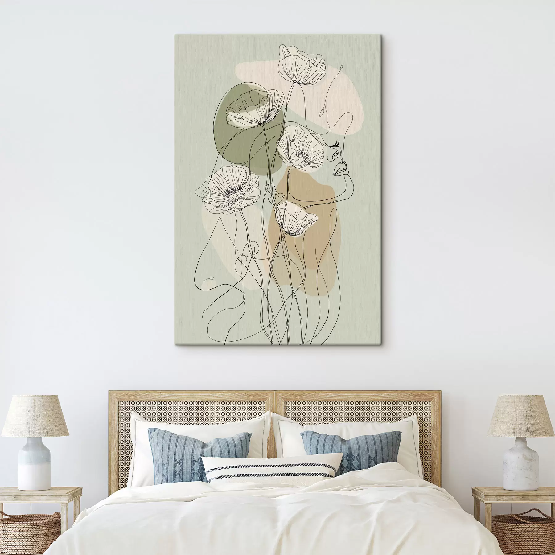 murales de pared Flor delicada s50109
