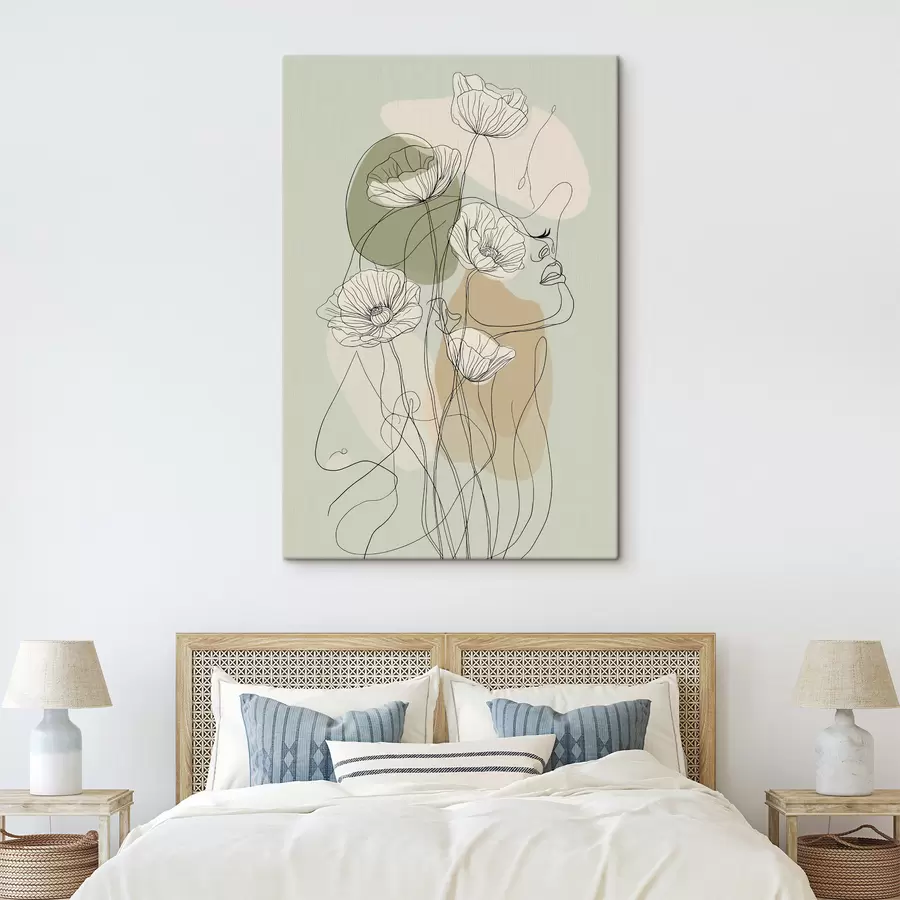murales de pared Flor delicada s50109