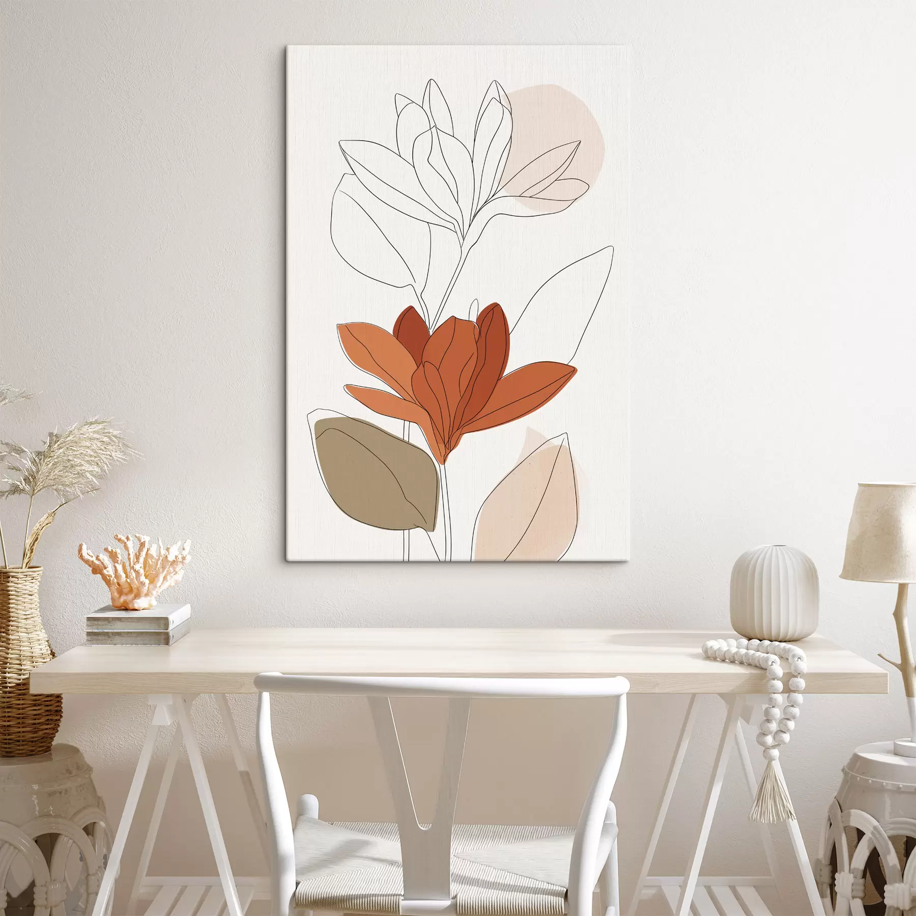 murales de pared Flor delicada s50111