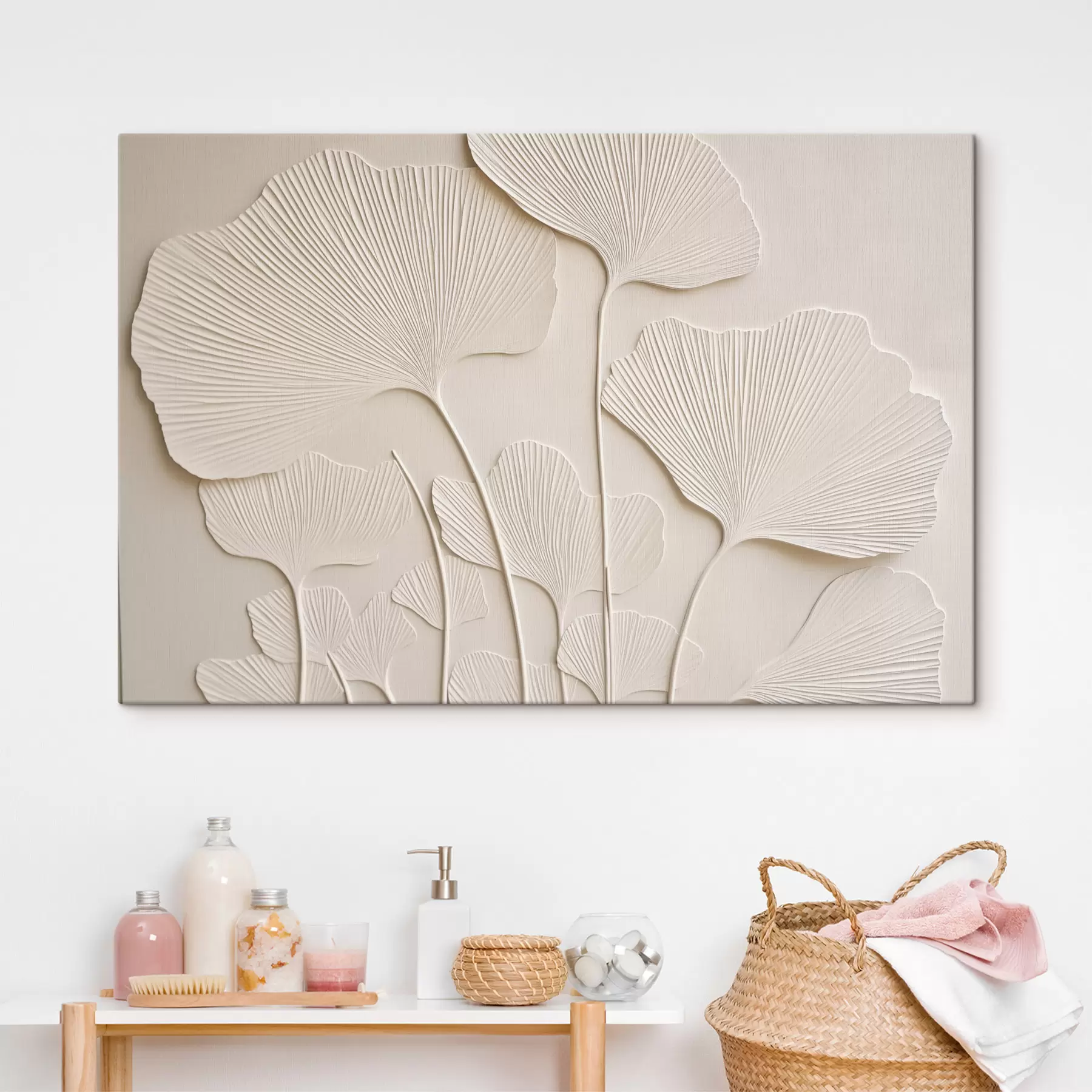 murales de pared Follaje en relieve s50113