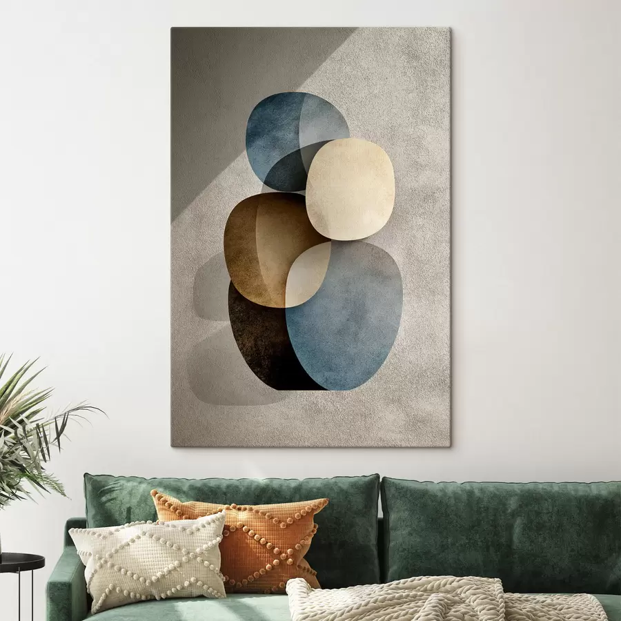 murales de pared Equilibrio de las formas s50115