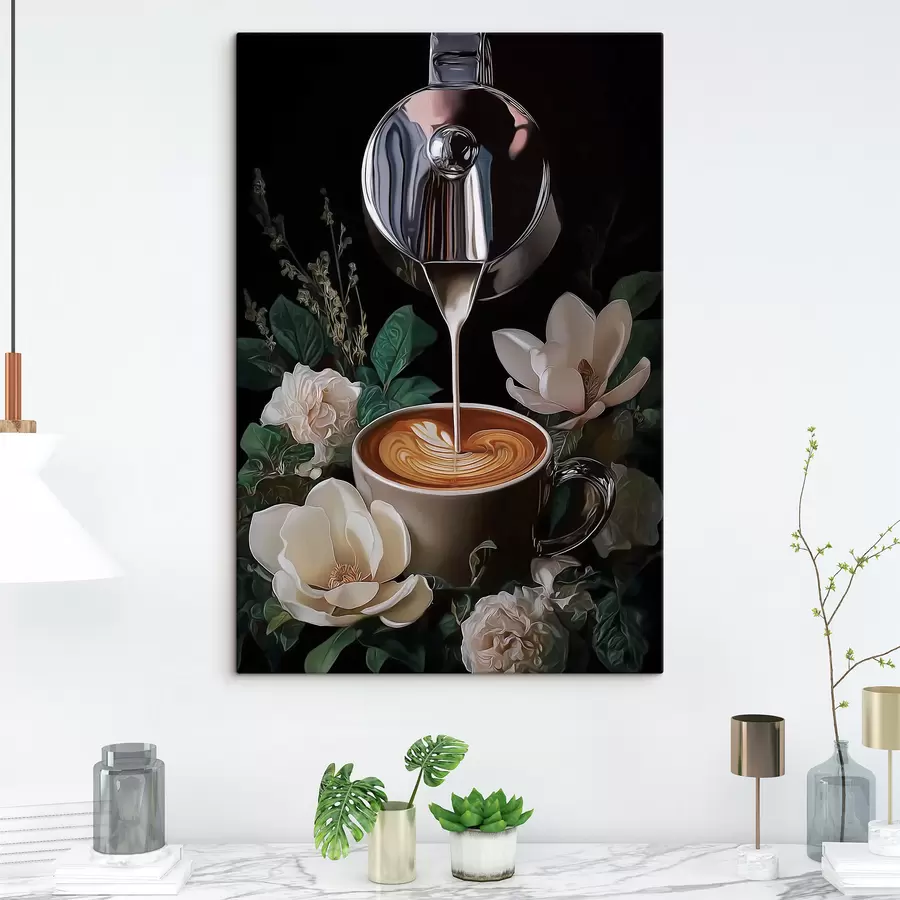 murales de pared Naturaleza muerta con café s50123