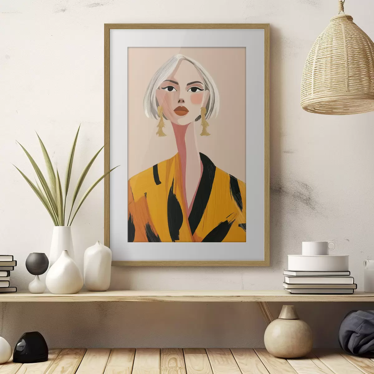 Poster Retrato moderno f50096