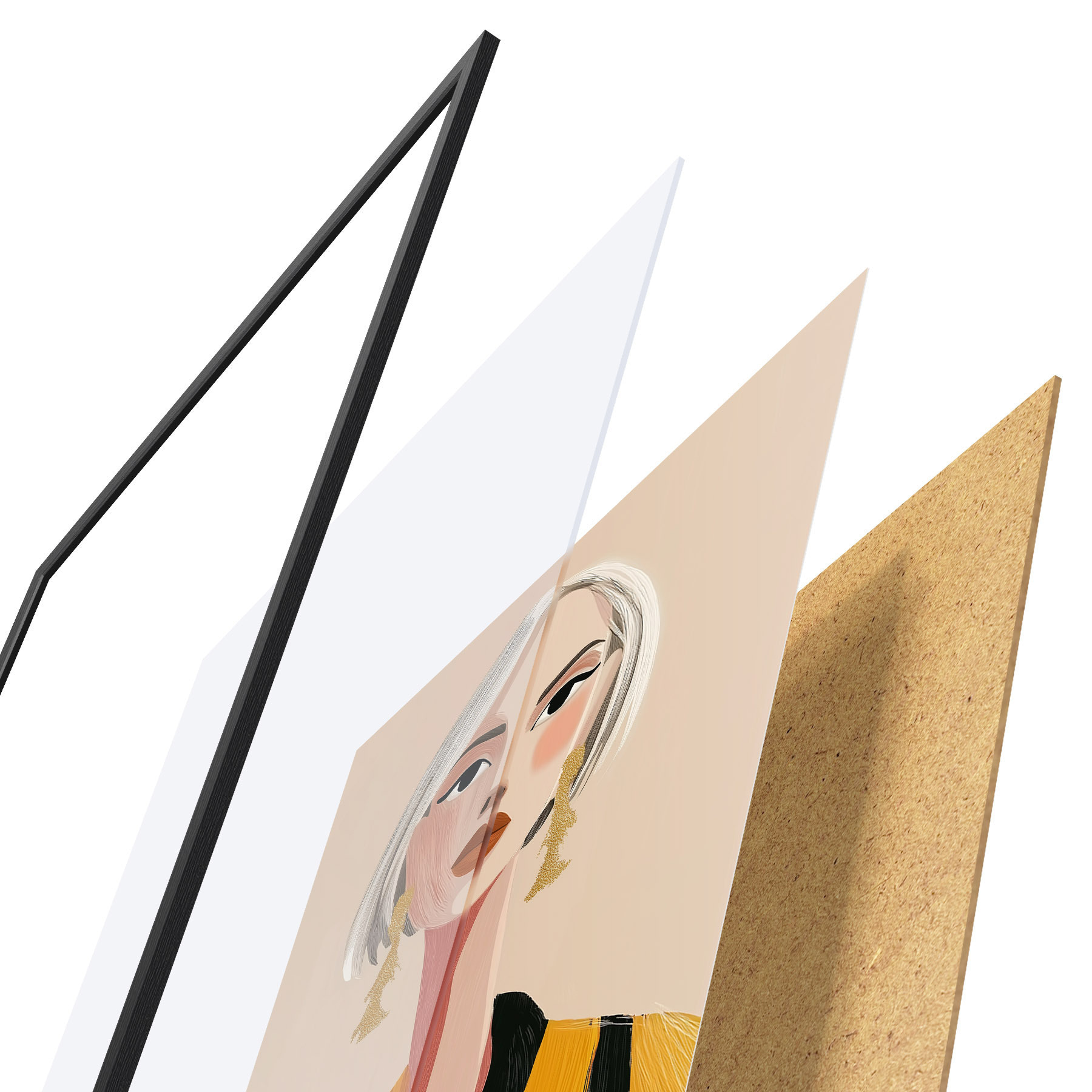Poster Retrato moderno f50096