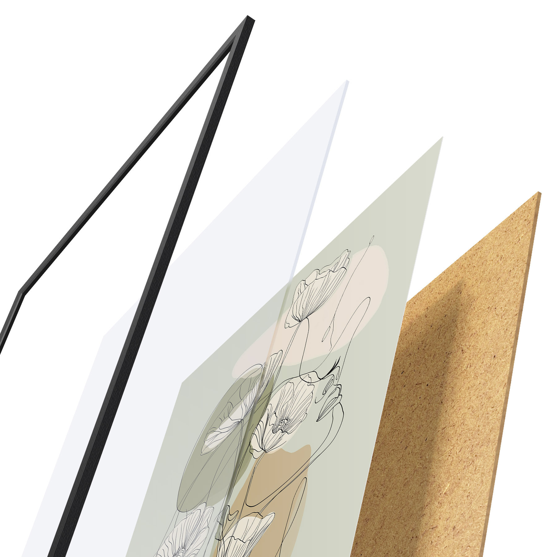 Poster Flor delicada f50109