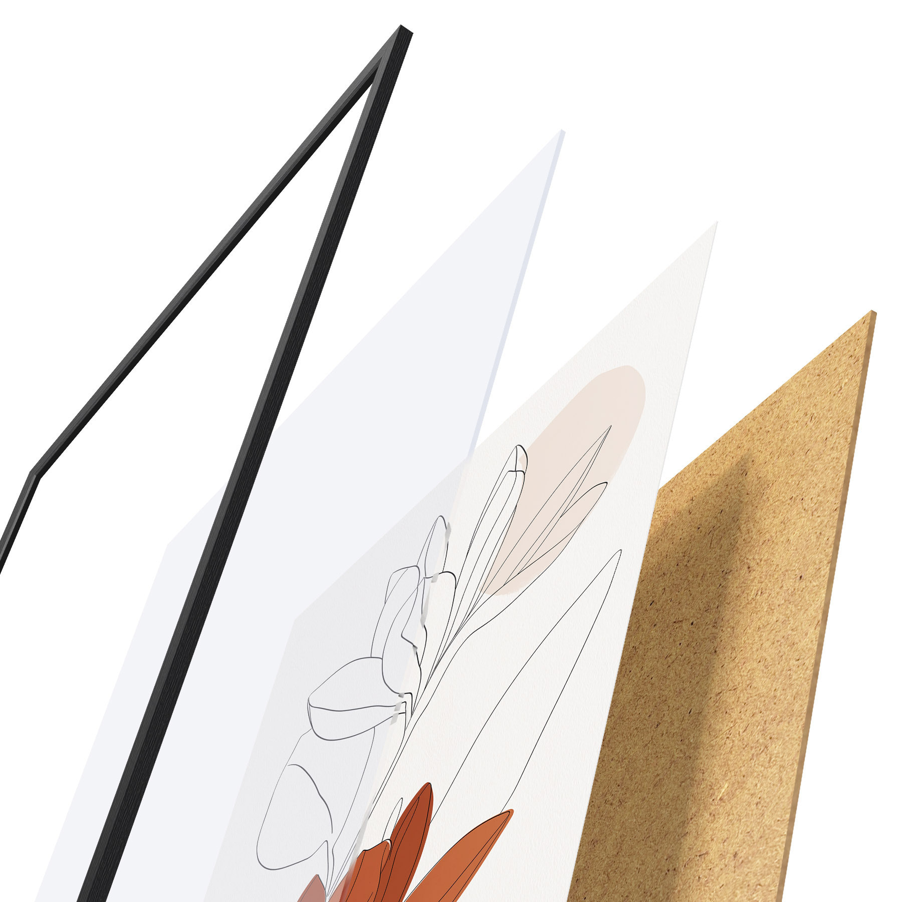 Poster Flor delicada f50111