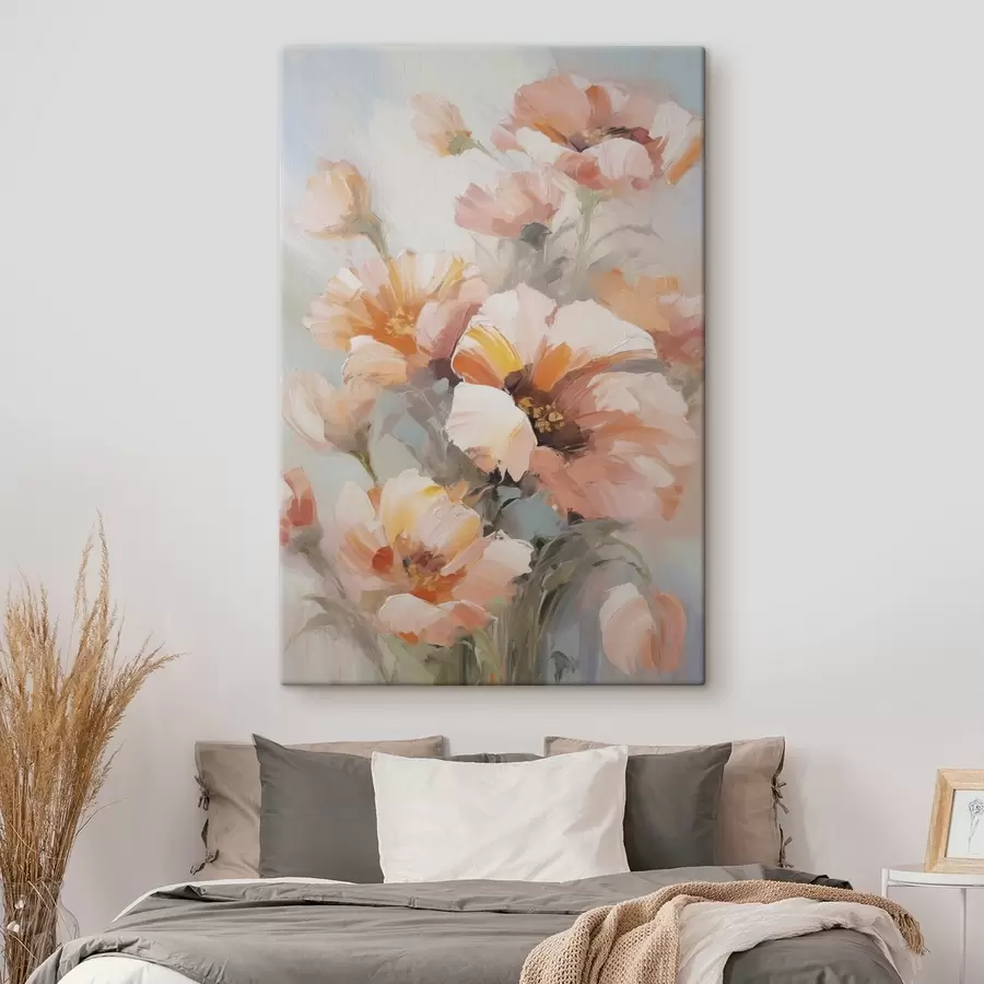 murales de pared Flores delicadas, imitación de un cuadro s50140