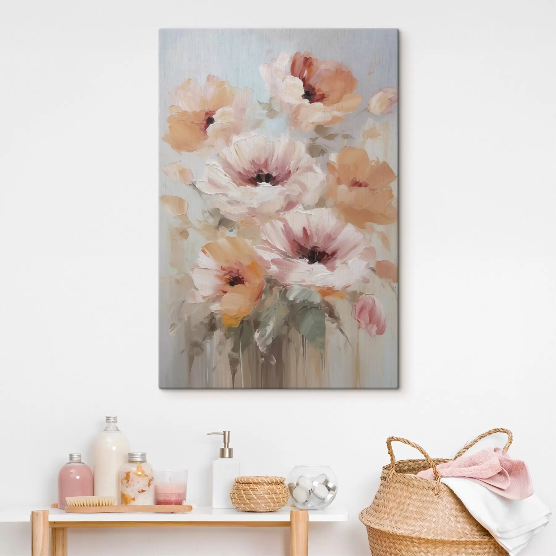 murales de pared Flores, pintura de imitación s50141