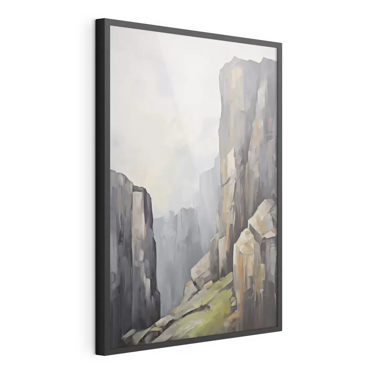 Poster Rocas, imitación de una pintura f50134