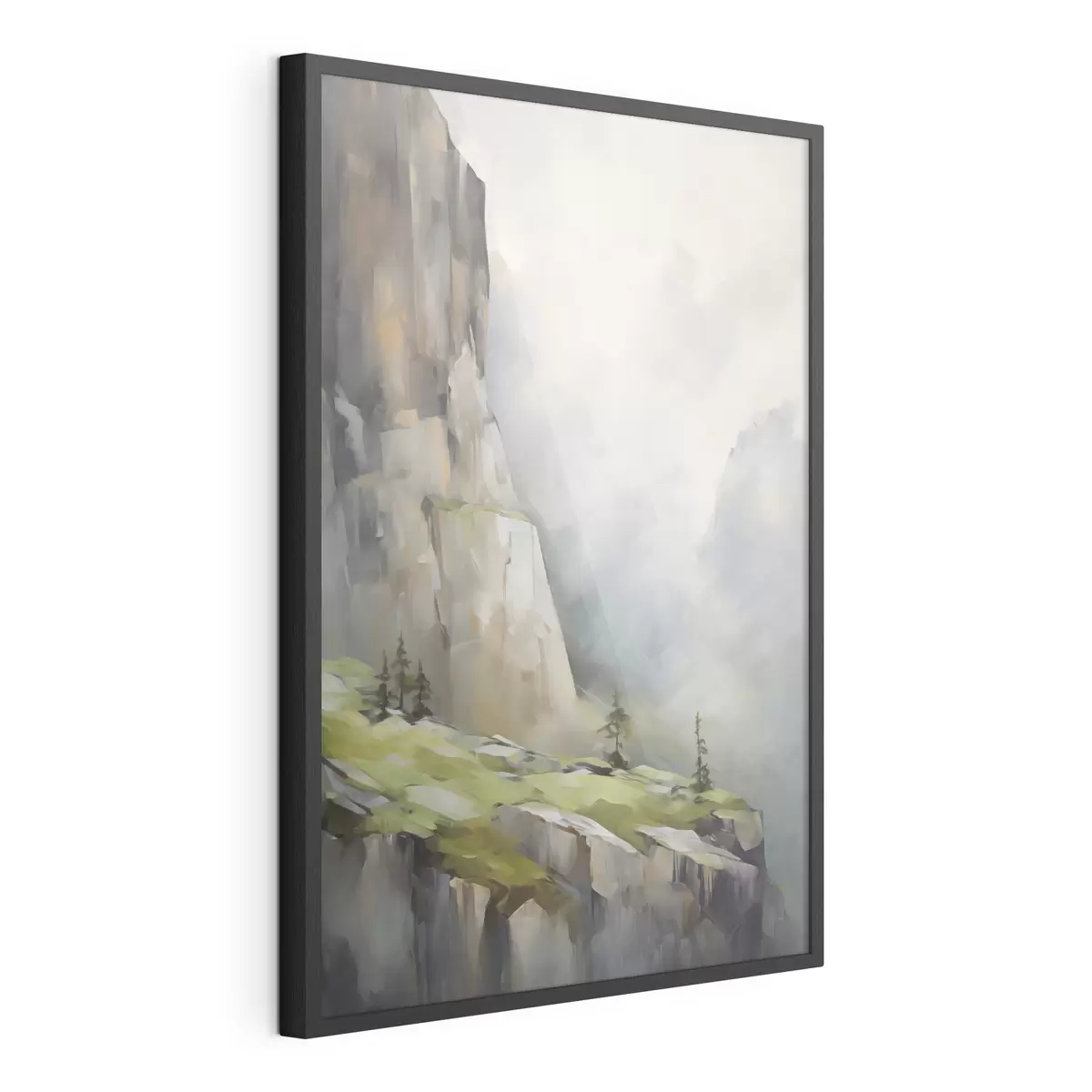Poster Paisaje de montaña, imitación de un cuadro f50135