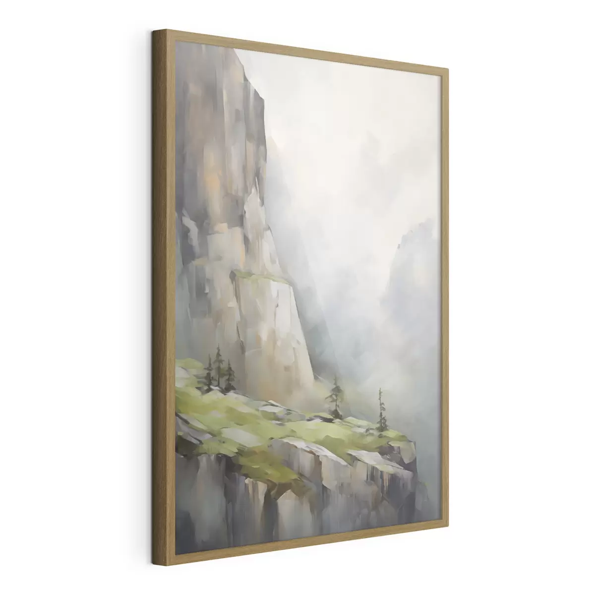 Poster Paisaje de montaña, imitación de un cuadro f50135