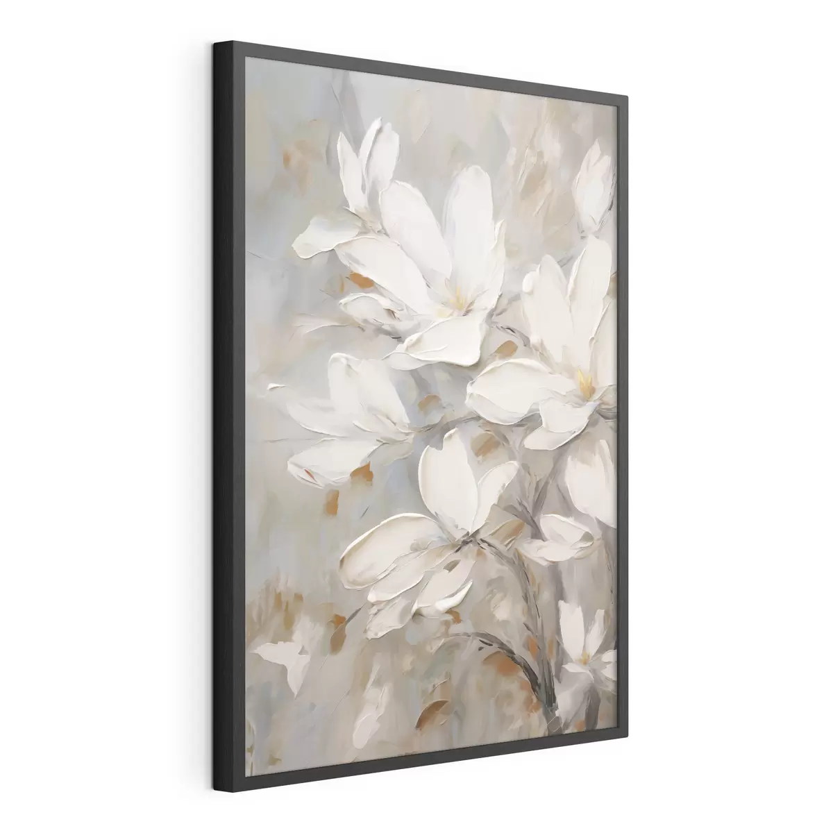 Poster Flores abstractas, imitación de una pintura f50138