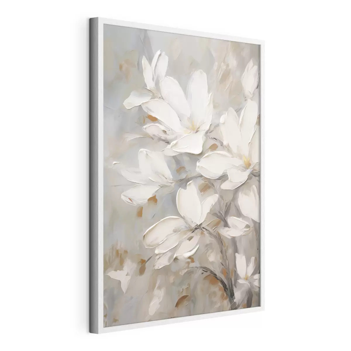 Poster Flores abstractas, imitación de una pintura f50138