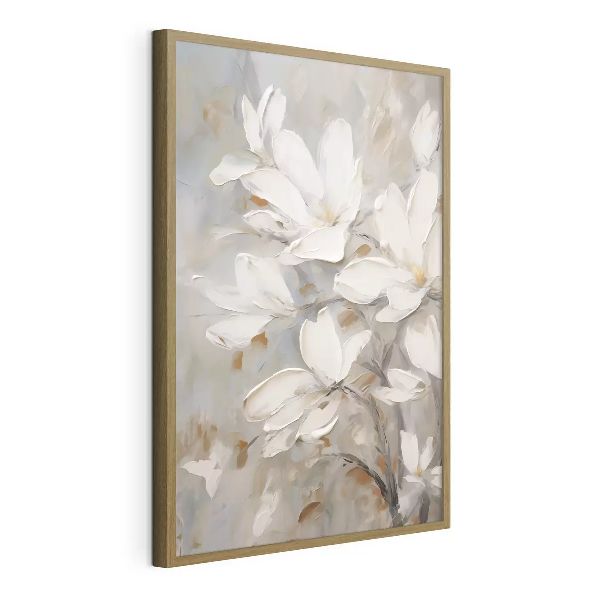 Poster Flores abstractas, imitación de una pintura f50138