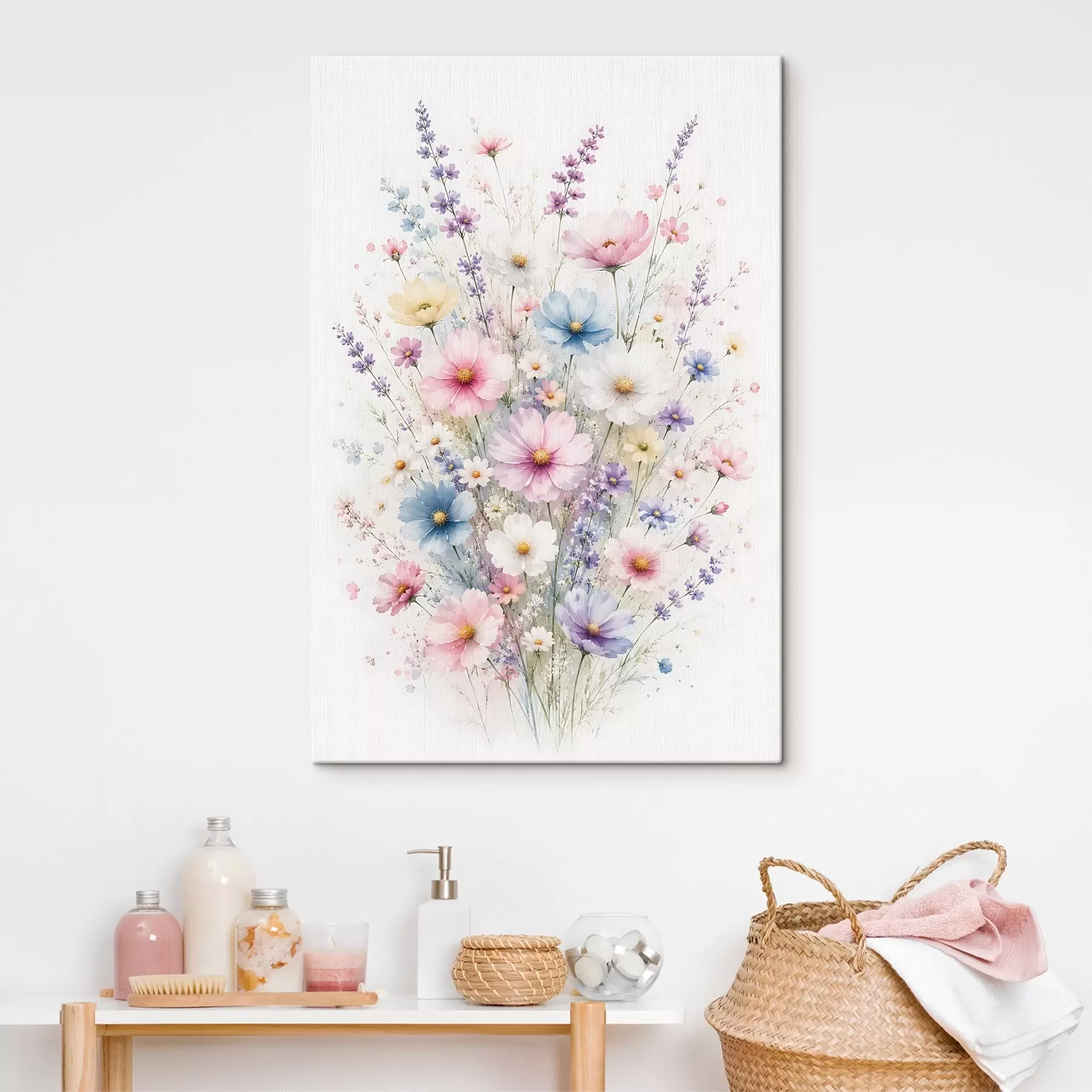 murales de pared Un delicado ramo de flores silvestres s49935
