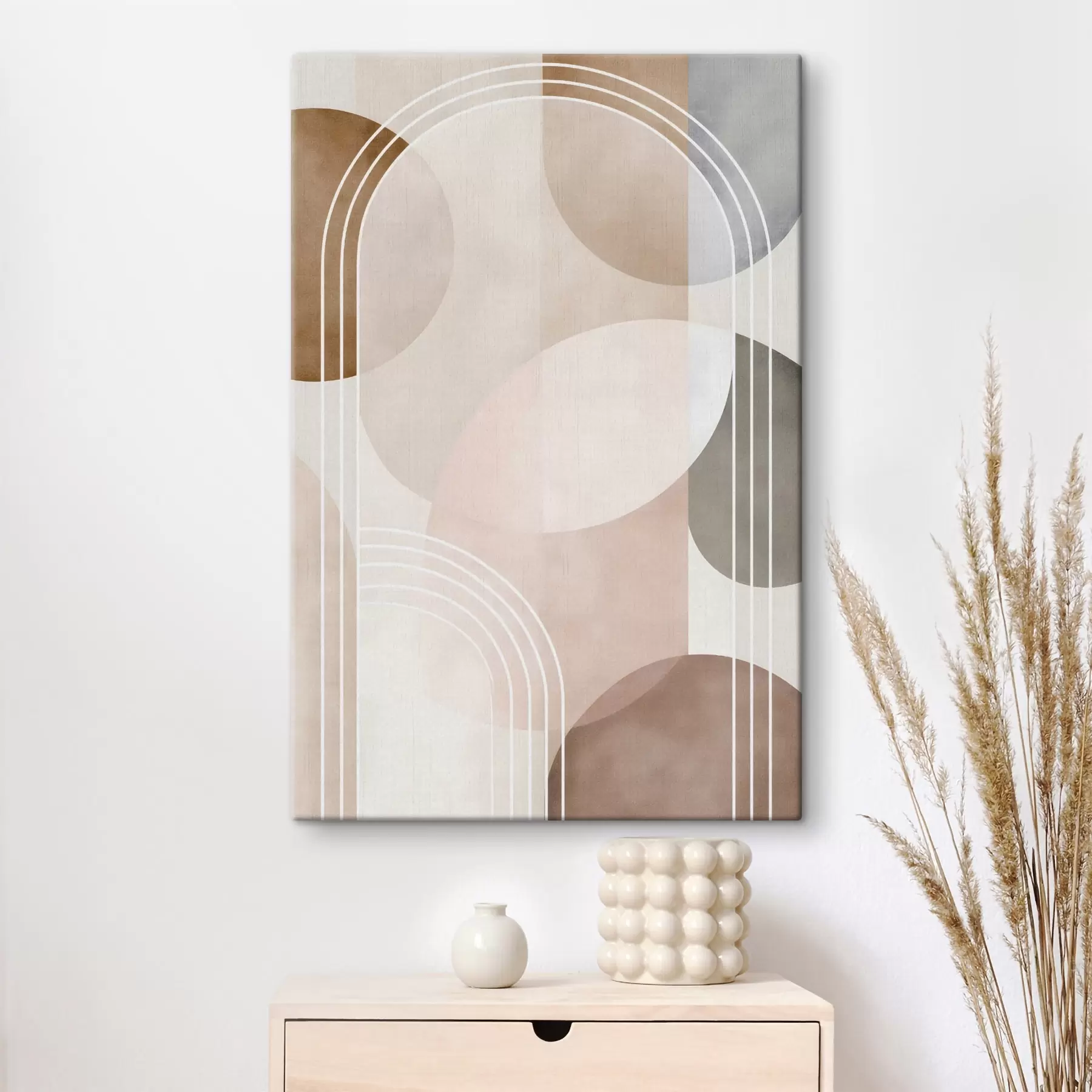 murales de pared Un diseño abstracto con arcos s50156