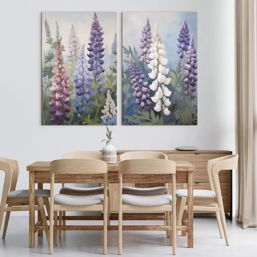 murales de pared Flores, pintura de imitación m30826 