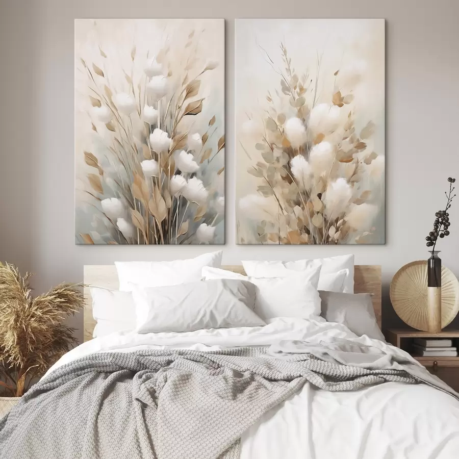 murales de pared Vegetación, imitación de una pintura m30827 