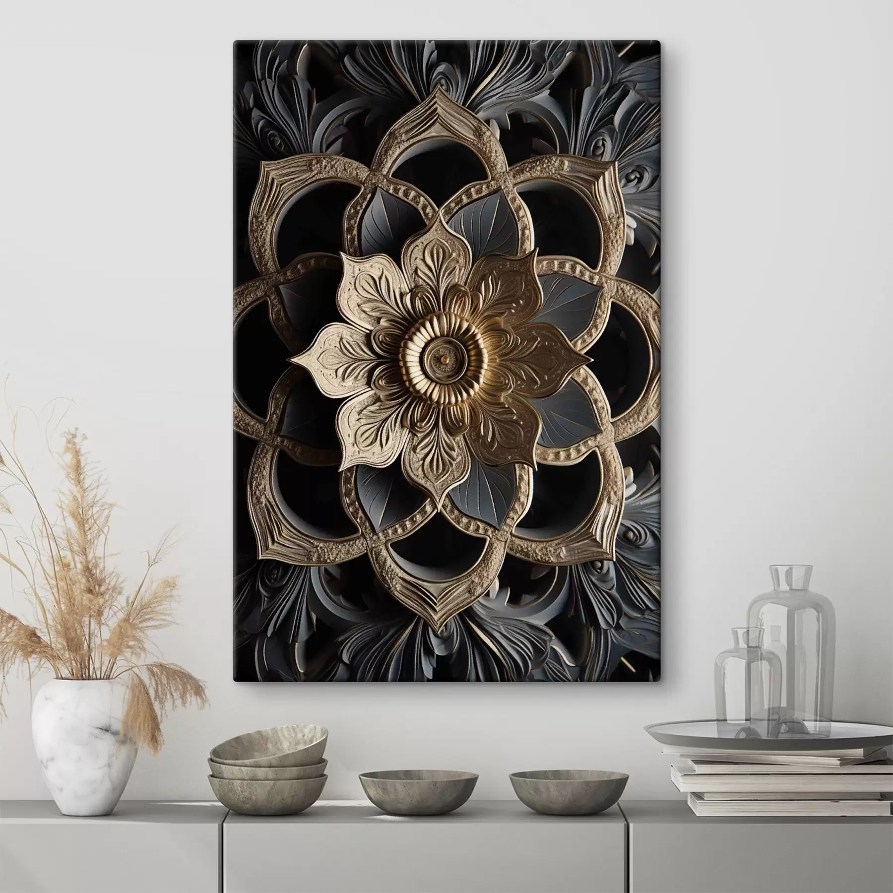 murales de pared Mandala oriental s50170