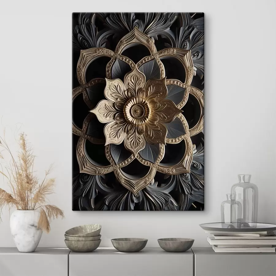 murales de pared Mandala oriental s50170