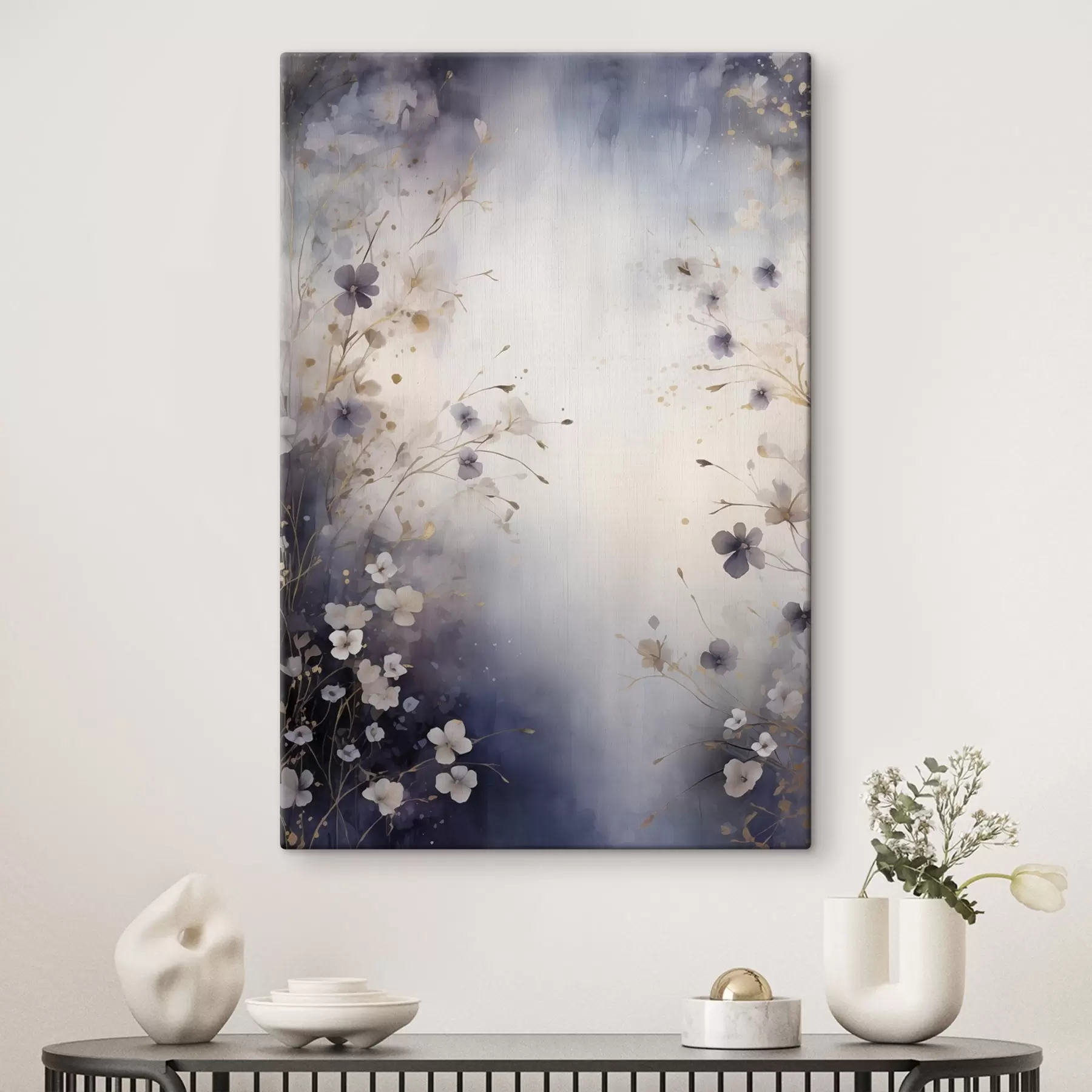 murales de pared Crepúsculo floral s50179