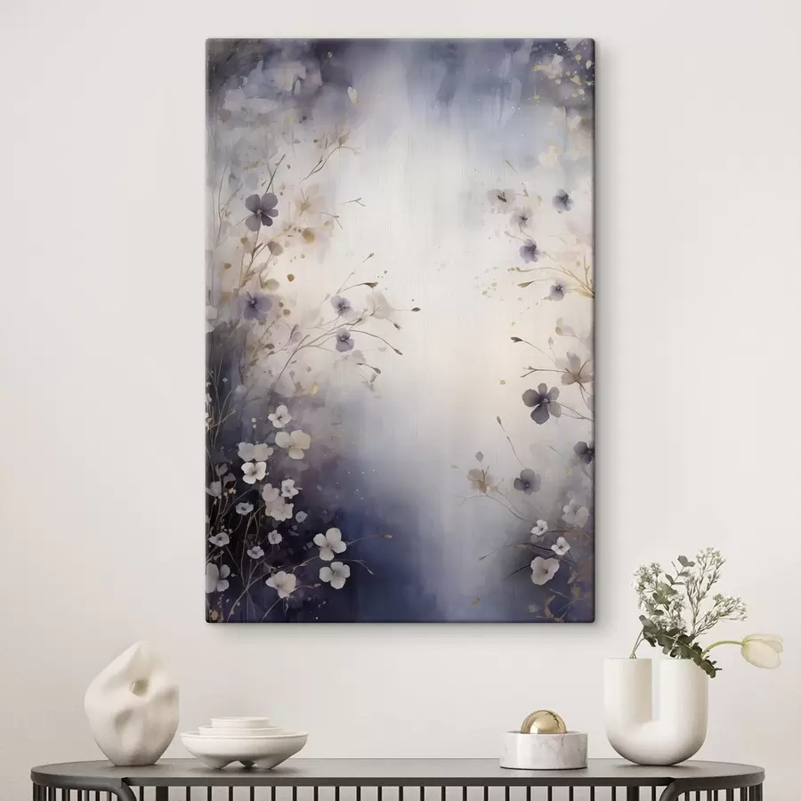 murales de pared Crepúsculo floral s50179