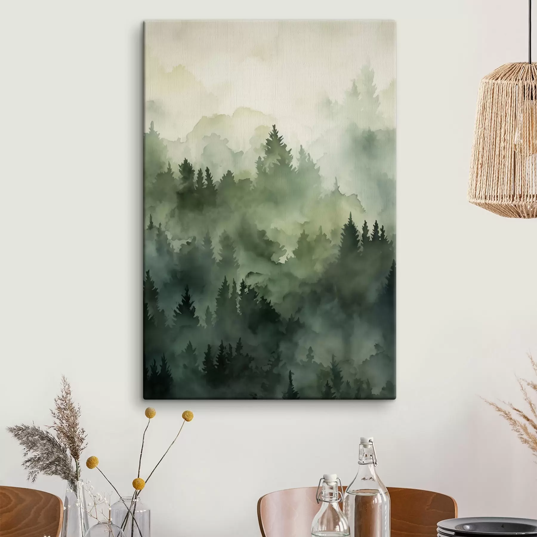 murales de pared Niebla matutina s50180