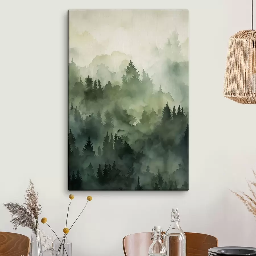 murales de pared Niebla matutina s50180