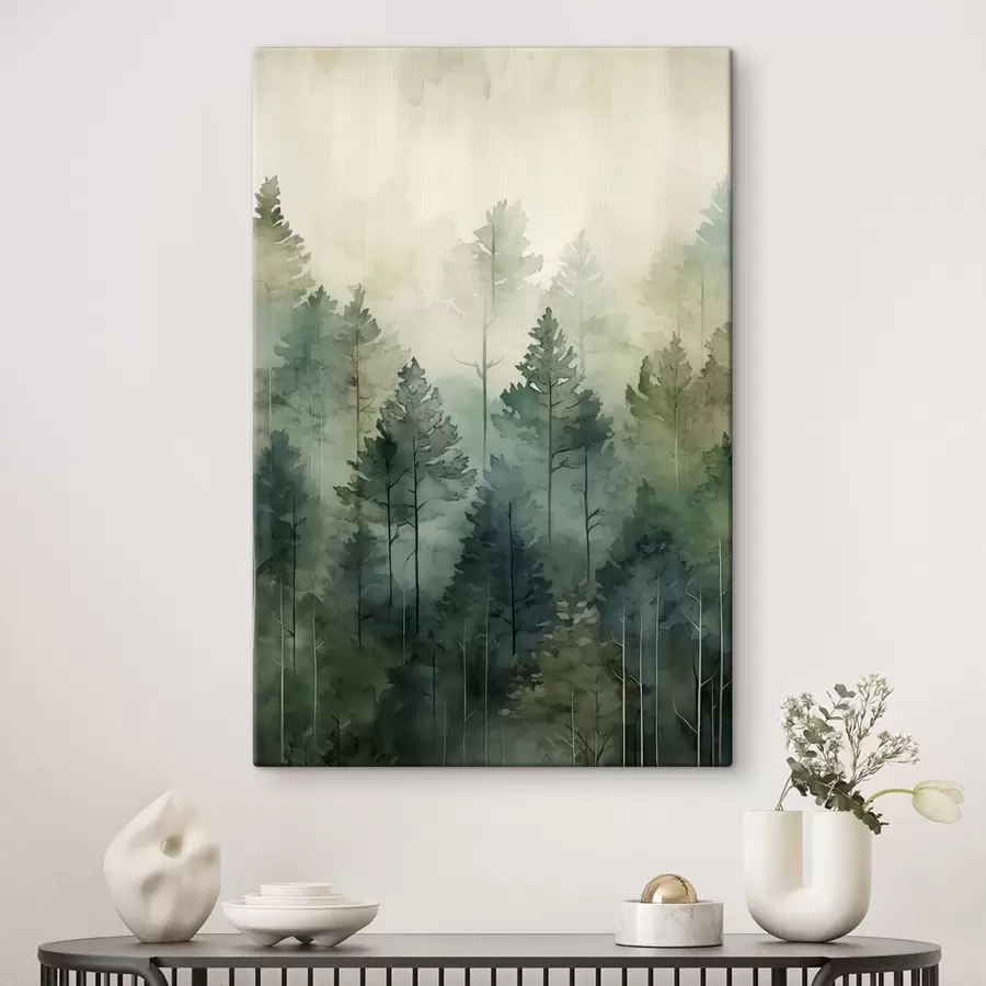 murales de pared Taiga Esmeralda s50181