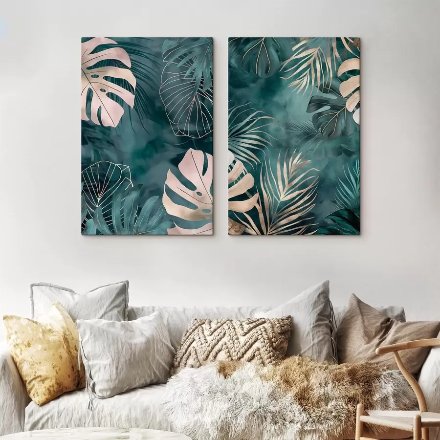 murales de pared Tropicales Esmeralda m30832