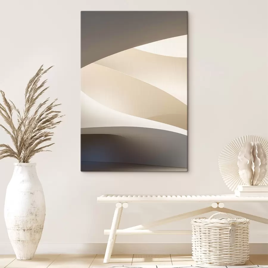 murales de pared Ondas beige s50280