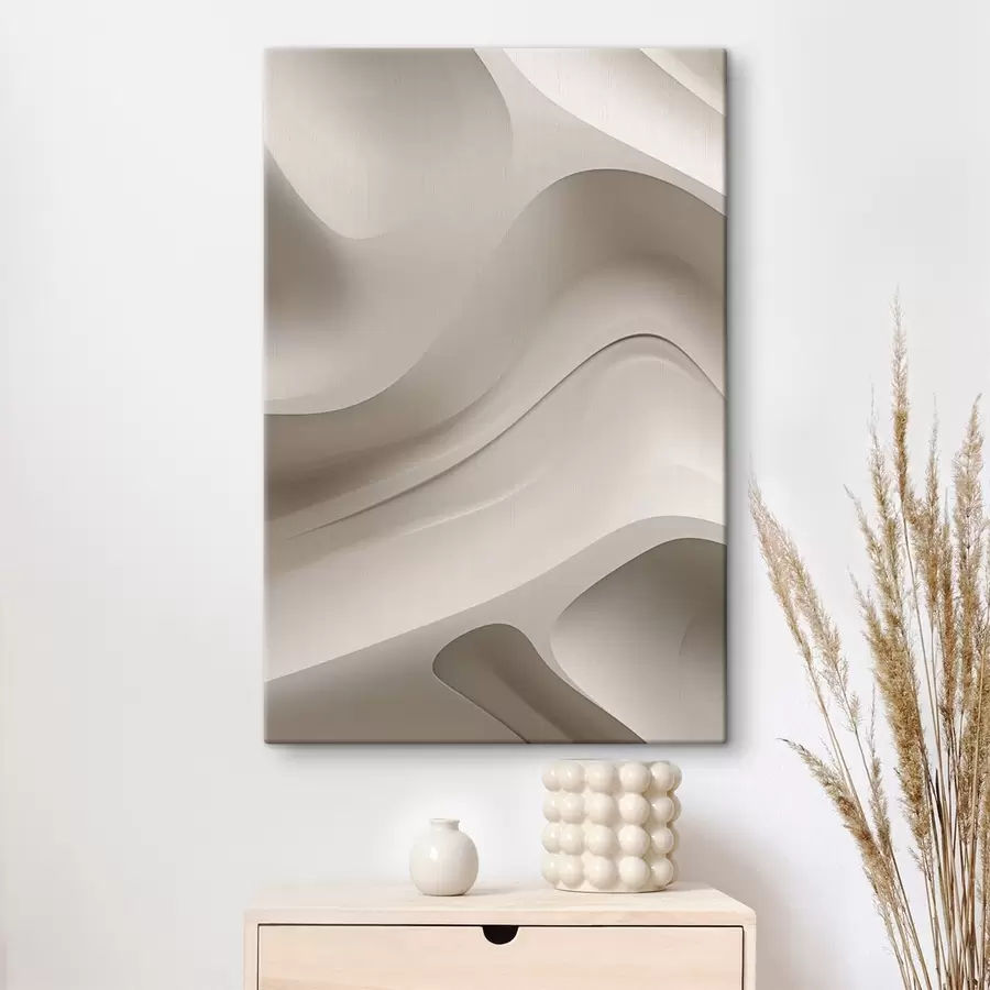 murales de pared Relieve tridimensional blanco s50286